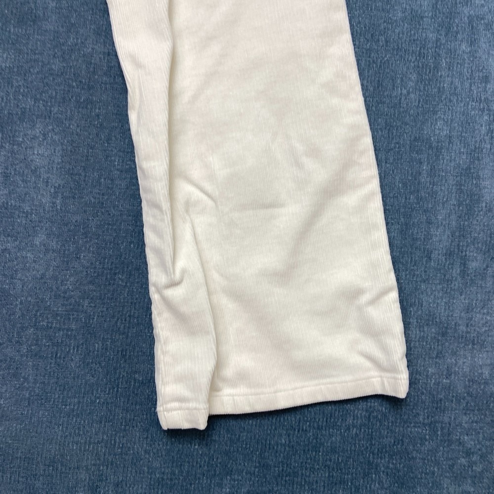 St. John's Bay Stretch Bootcut Corduroy Pants Womens 4 White Cotton Mid Rise - Picture 14 of 16